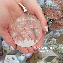 Load image into Gallery viewer, Baby&#39;s First Christmas Ornament - Personalised