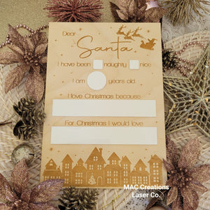 Christmas Board - Letter to Santa - Design 2