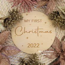 Load image into Gallery viewer, My First Christmas Plaque - Design 1