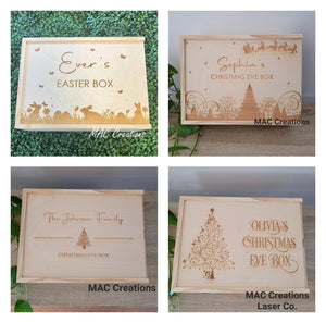 Christmas/Easter Box - Double Sided Lid