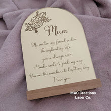 Load image into Gallery viewer, Mother&#39;s Day Mirror Plaque - Design 1