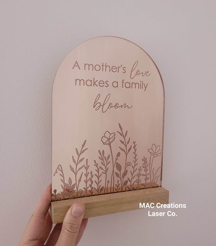 Mother's Day Mirror Plaque - Design 2