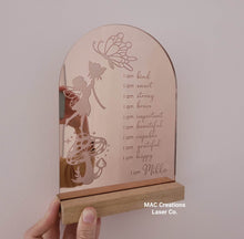 Load image into Gallery viewer, Affirmation Plaque - Mirror Design 1