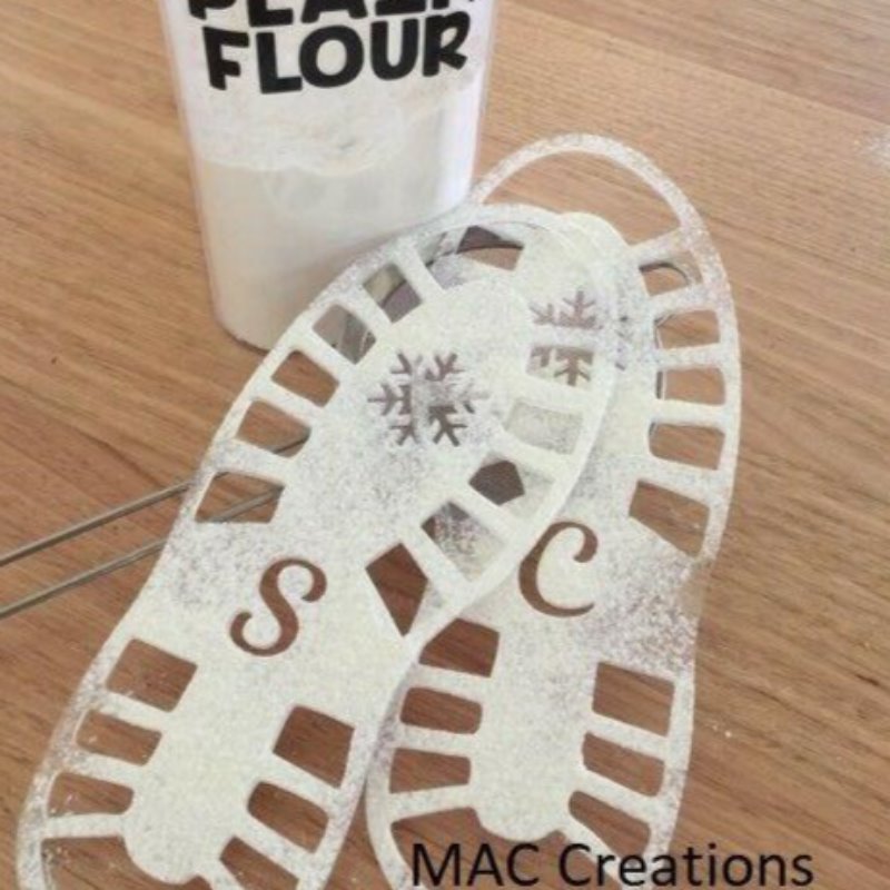 Santa Claus' Footprints/Bootprints - MAC Creations Laser Co.