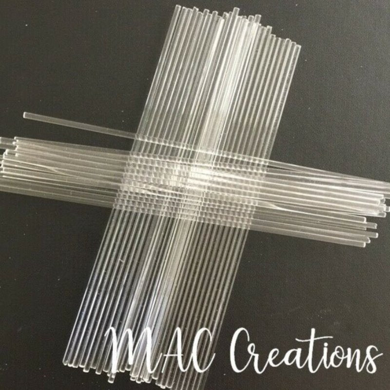 Bulk Acrylic Cake Topper Sticks - MAC Creations Laser Co.