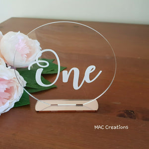 Table Numbers - MAC Creations Laser Co.
