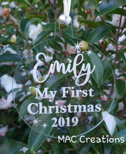 Load image into Gallery viewer, My First Christmas Ornament - MAC Creations Laser Co.