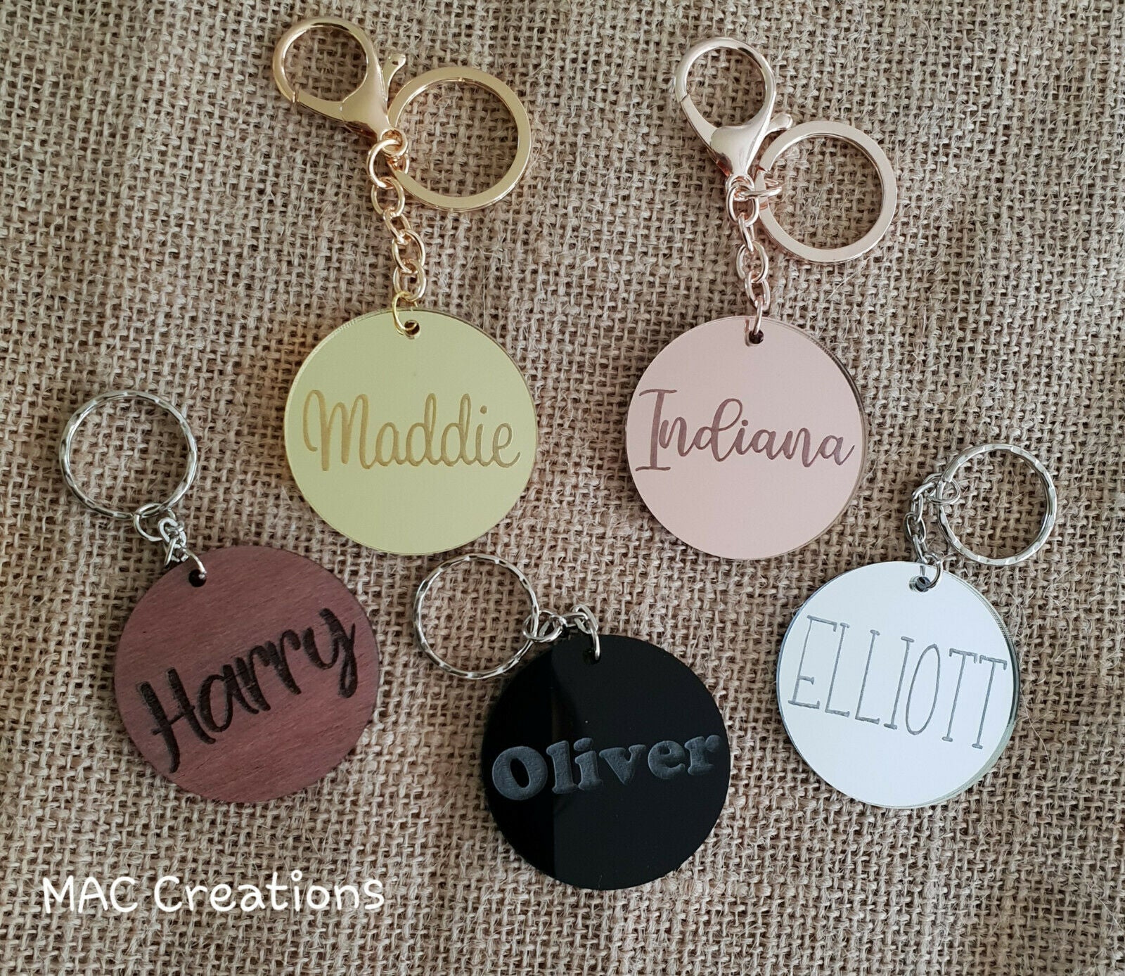 Custom Key Ring - Wooden or Acrylic Keyring
