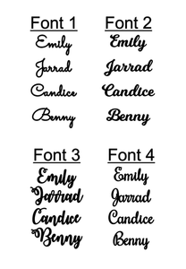 Place Names - Multiple Font choices - MAC Creations Laser Co.