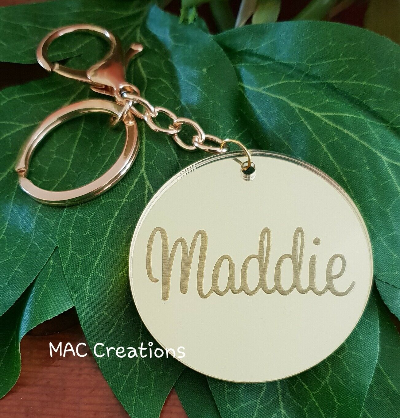 Custom Key Ring - Wooden or Acrylic Keyring