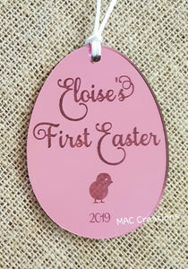 Engraved Easter Egg Ornament - MAC Creations Laser Co.