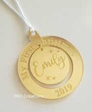 Load image into Gallery viewer, Personalised Drop Ornament - MAC Creations Laser Co.