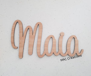 Name Cut-Out - Font 1 - MAC Creations Laser Co.