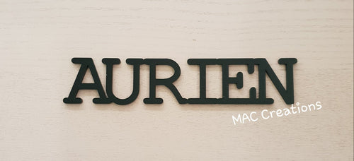 Name Cut-Out - Font 8 - MAC Creations Laser Co.