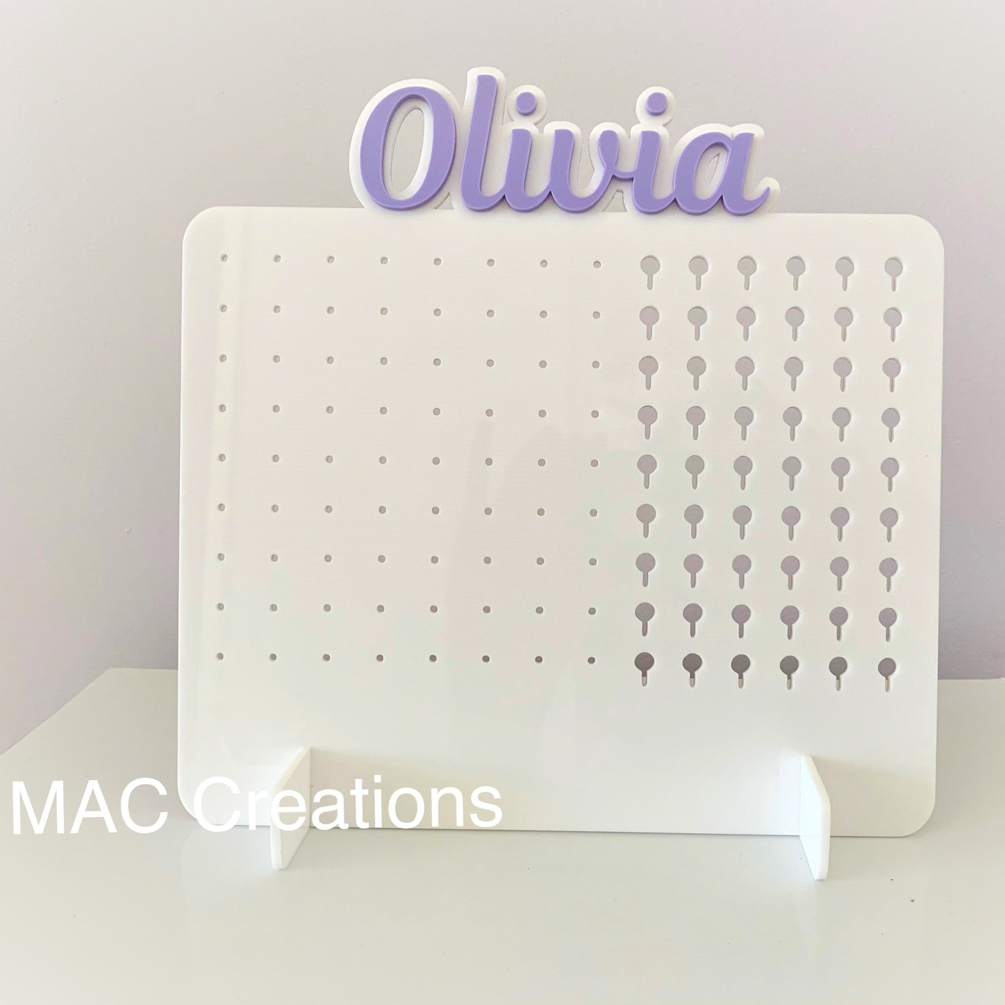 Personalised cheap earring holder