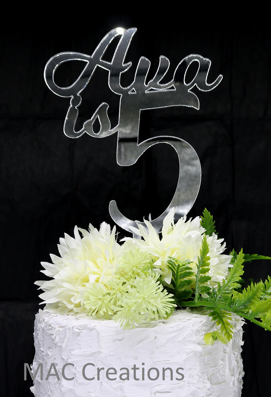 'Name is Age' - Cake Topper