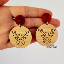 Load image into Gallery viewer, Rudolph Christmas Dangles