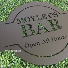 Load image into Gallery viewer, Backyard Bar/Shed/Man Cave Sign