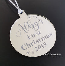 Load image into Gallery viewer, &#39;Name&#39;s&#39; First Christmas Ornament - MAC Creations Laser Co.