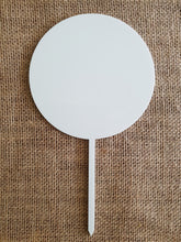Load image into Gallery viewer, Large Circle Cake Topper Blanks - 15cm