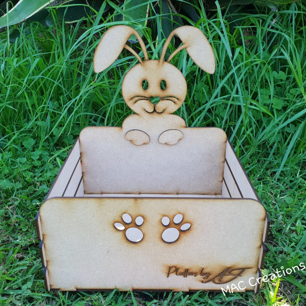 Personalised Easter Bunny Crate - MAC Creations Laser Co.