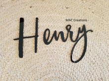Load image into Gallery viewer, Name Cut-Out - Font 9 - MAC Creations Laser Co.