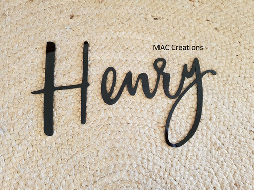 Name Cut-Out - Font 9 - MAC Creations Laser Co.