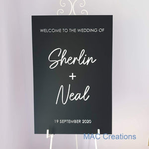 Chalkboard Welcome Sign