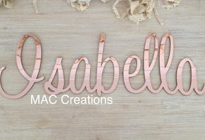Name Cut-Out - Font 1 - MAC Creations Laser Co.
