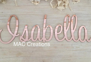 Name Cut-Out - Font 1 - MAC Creations Laser Co.
