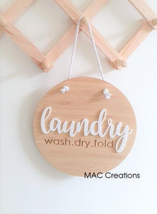 Laundry Sign