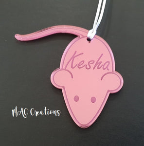 Personalised Pet Ornament - Mouse - MAC Creations Laser Co.