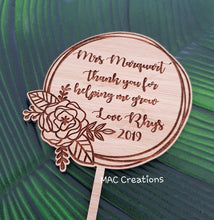 Load image into Gallery viewer, Planter Stick - Rings - MAC Creations Laser Co.