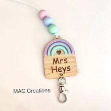 Load image into Gallery viewer, Rainbow Lanyard Design 2