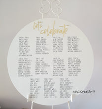 Load image into Gallery viewer, Wedding Seating Chart - MAC Creations Laser Co.