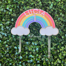 Load image into Gallery viewer, Rainbow Cake Topper