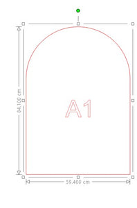 A1 Arch Blanks - Acrylic Blanks