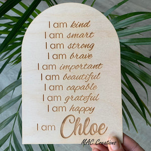 Affirmation Plaque Design 1