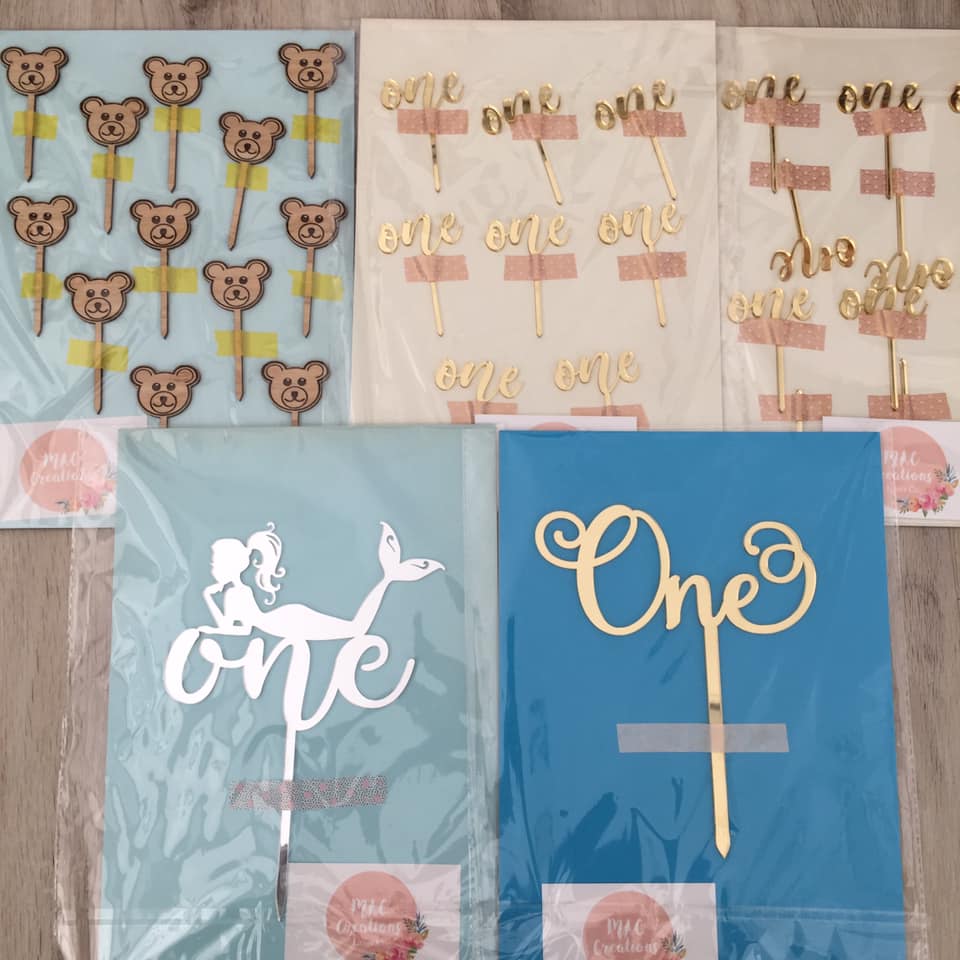 BULK Cake Topper Bundle x 68 Toppers!!