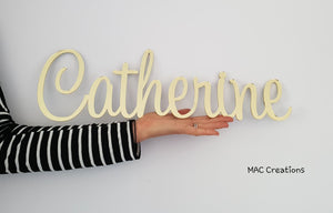 Name Cut-Out - Font 1 - MAC Creations Laser Co.