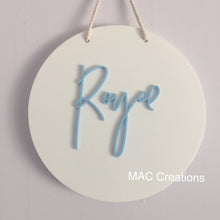 Load image into Gallery viewer, Double-Layered Acrylic Name Plaque - MAC Creations Laser Co.