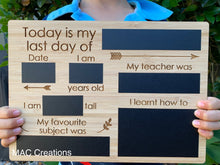 Load image into Gallery viewer, Double sided First Day/Last Day Board - Design 3
