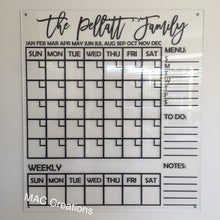 Load image into Gallery viewer, Mega Family Monthly Planner - MAC Creations Laser Co.