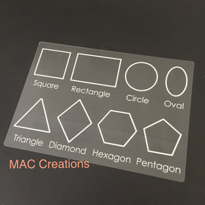 A4 Number Tracing Board - MAC Creations Laser Co.