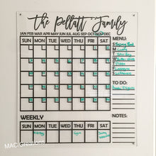 Load image into Gallery viewer, Mega Family Monthly Planner - MAC Creations Laser Co.