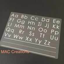 Load image into Gallery viewer, A4 Alphabet Tracing Board - MAC Creations Laser Co.