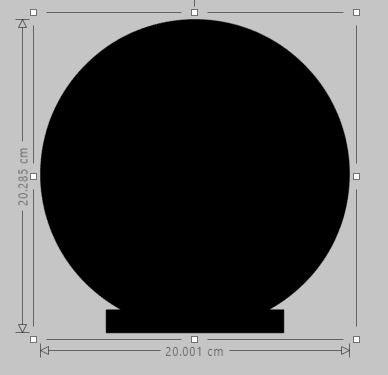 20cm blanks for light bases