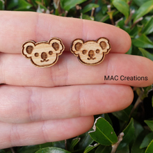 Load image into Gallery viewer, Koala Stud Earrings