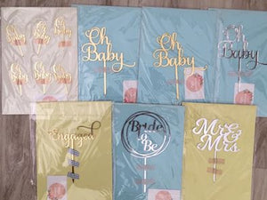 BULK Cake Topper Bundle x 68 Toppers!!