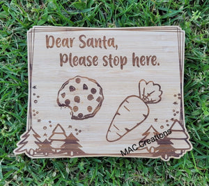 MINI Santa Treat Plate - Design 1